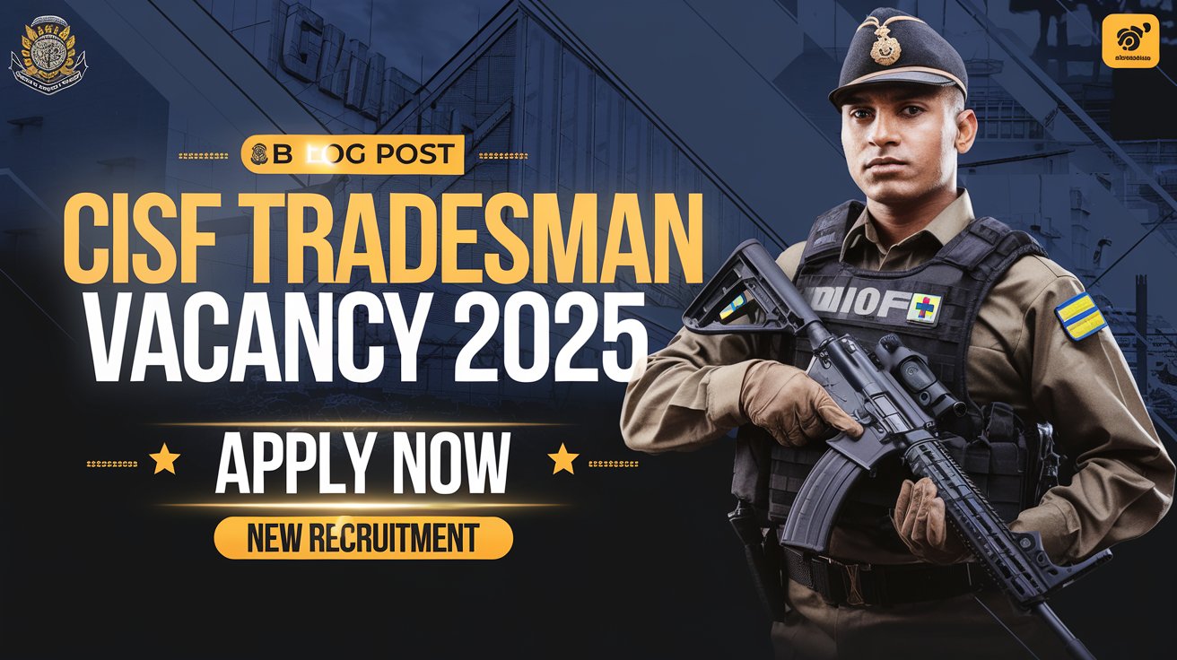 CISF Tradesman New Vacancy 2025